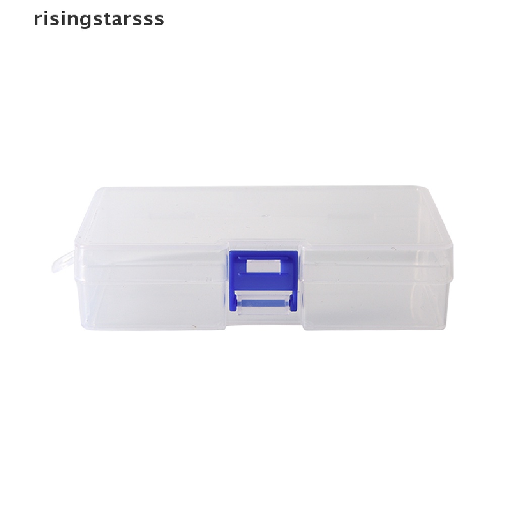 Rsid Span-new 1pc Transparan Pemikat Pancing tackle hook Kotak Penyimpanan Plastik container case Jelly