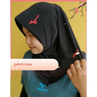 Hijab Olahraga / Hijab Sport / Hijab Volly Warna