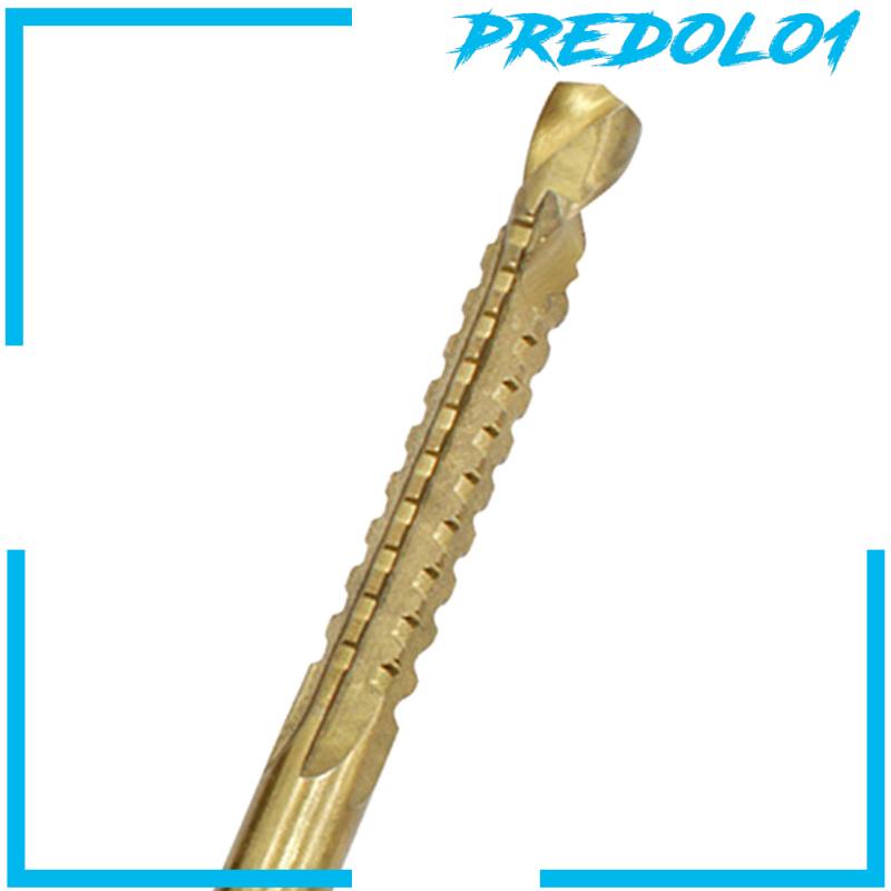 [Predolo1] 6buah Set Mata Bor Twist Hex Shank HSS Steel Untuk Fiberglass Kayu Tembaga