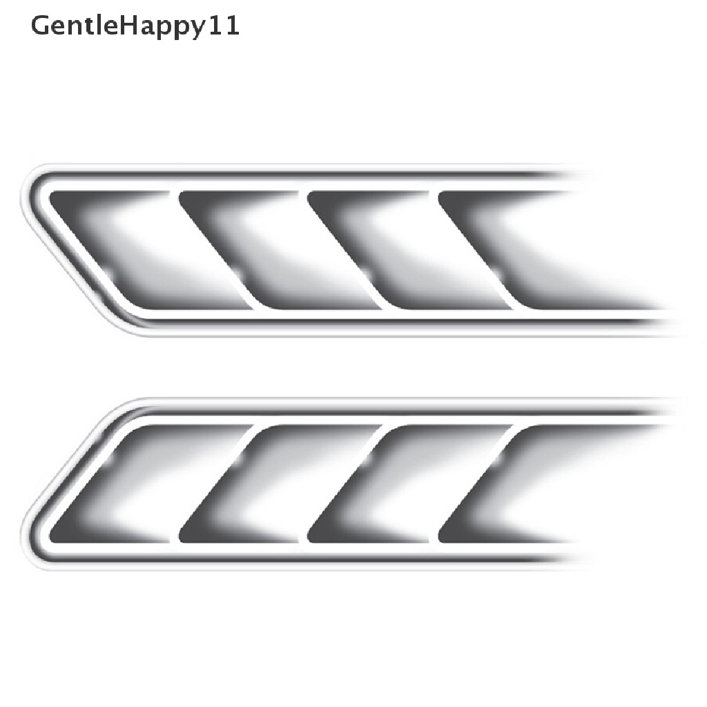 Gentlehappy Stiker Insang Hiu Mobil Anti Air Auto Sticker Ventilasi Mobil Air Flow Fender Decor id