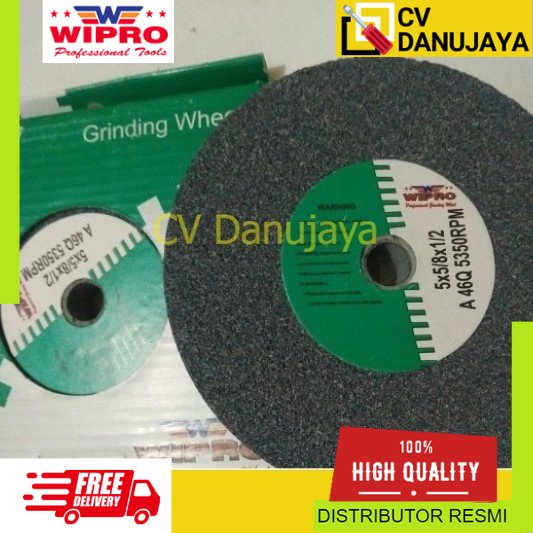 Gerinda Gurinda hijau WIPRO Batu asah /poles 5" Grit 46 Gerinda Gurinda duduk