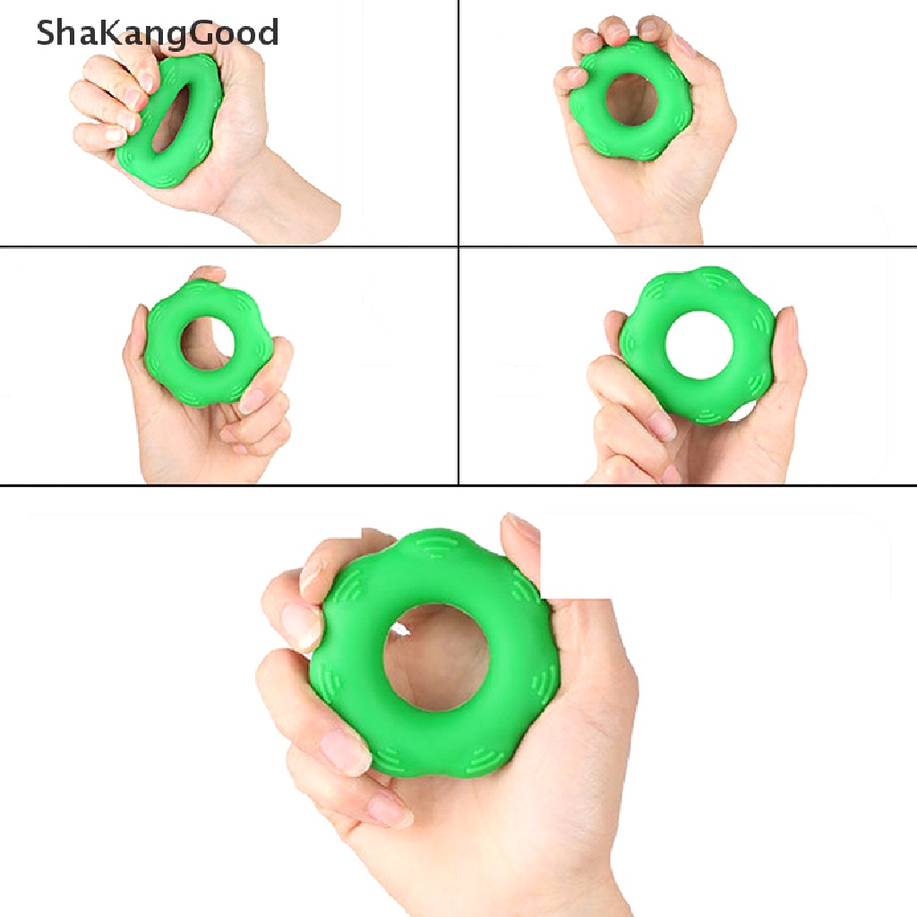 Kekuatan Selip Rehabilitasi Stress Ring Ball Silicone Hand Gripping Carpal Expander SKK