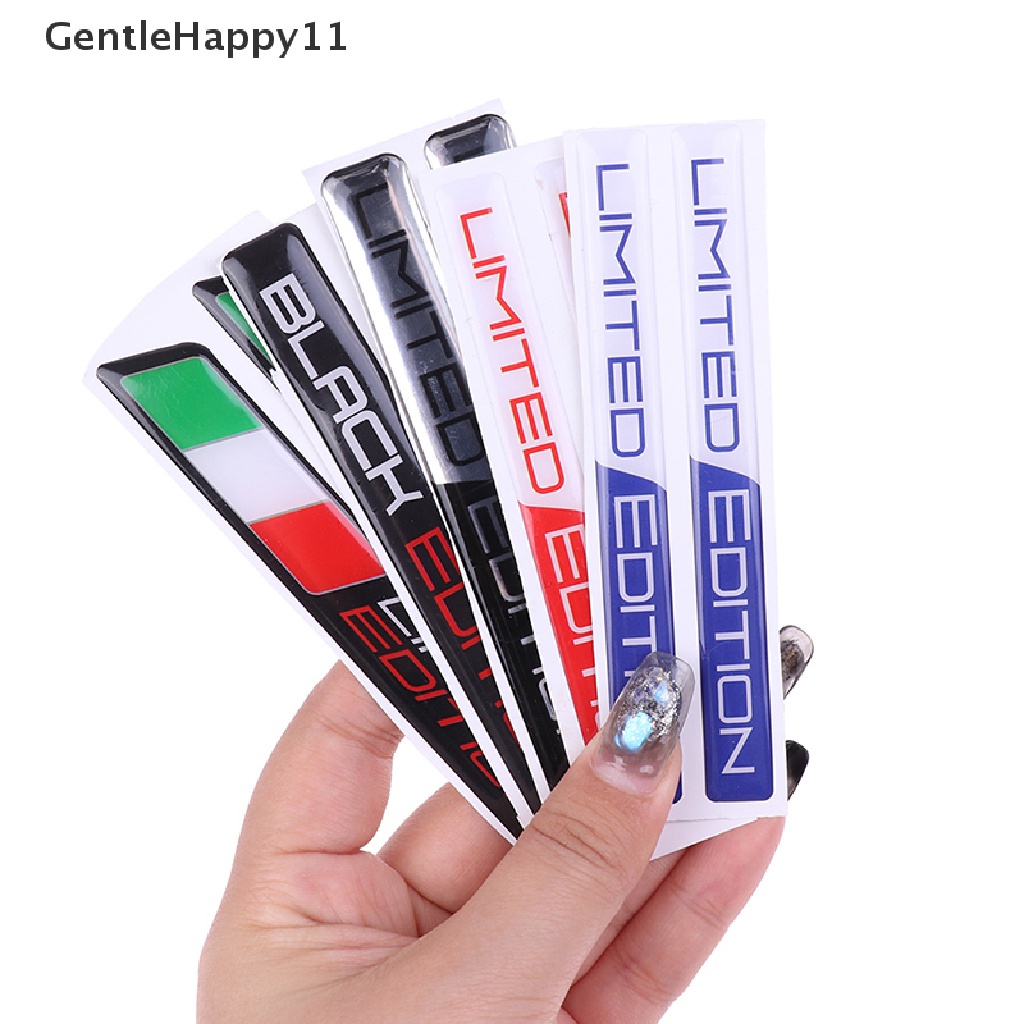 Gentlehappy 3D Stiker Mobil Limited Edition Emblem Badge Decal Case Stiker Styling Mobil id