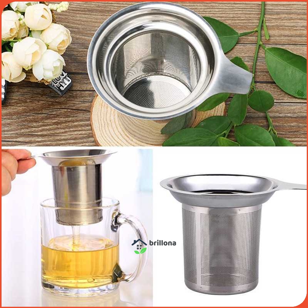 One Two Cups Filter Saringan Teh Reusable Tea Infuser Strainer - WLC367