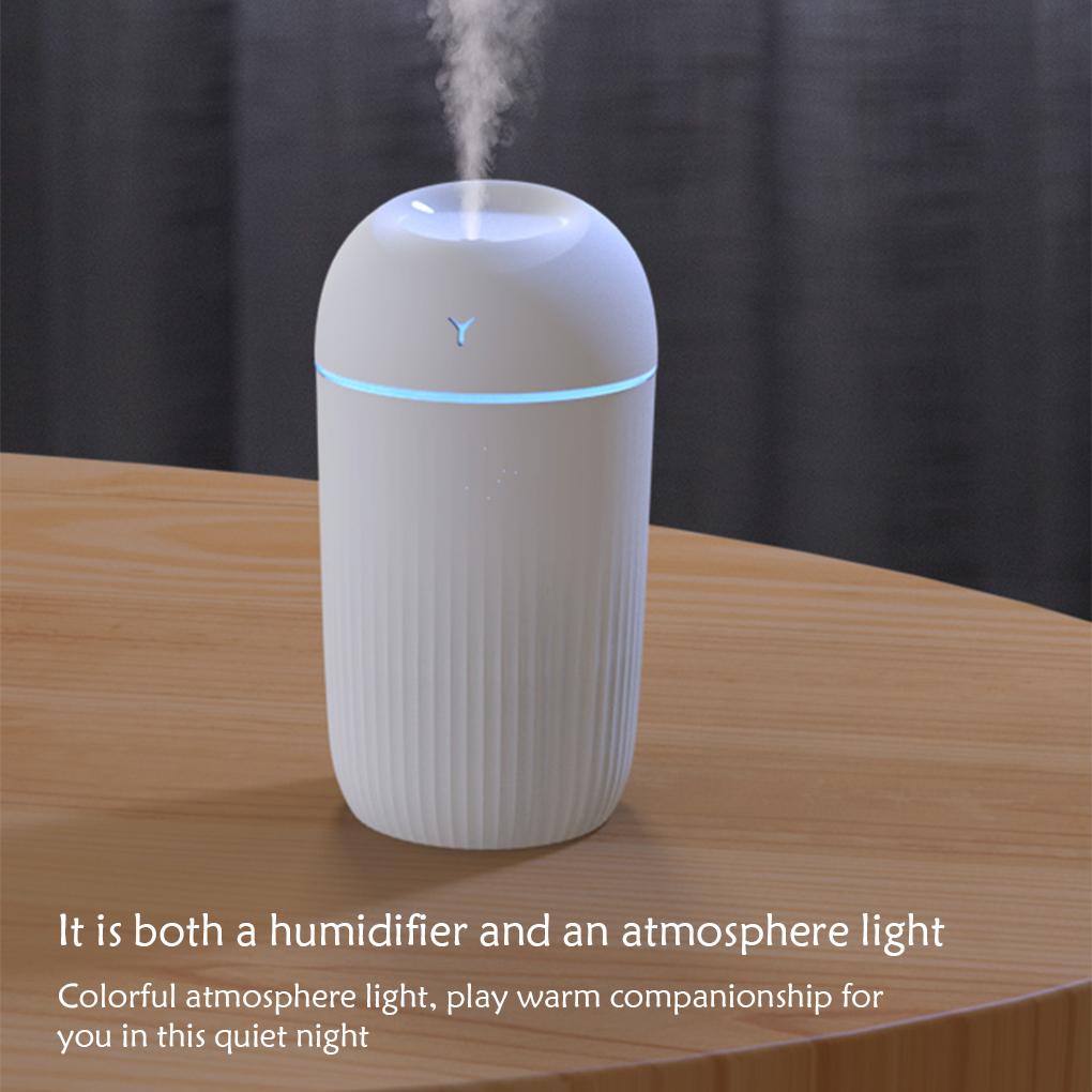 Aroma Diffuser Pengharum Ruangan Mini Humidifier Lampu Malam Luminous Mist Sprayer Beoprasi Baterai Perlengkapan Rumah Kantor