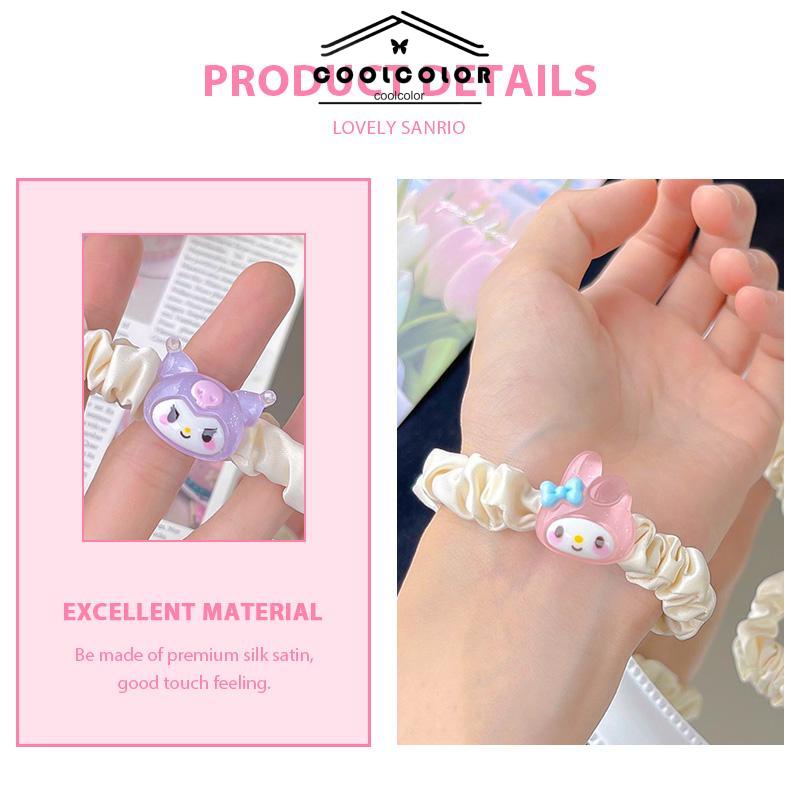 COD❤️1 Pc Kunciran Karet Gelang Sanrio Kulomi Lucu- cl