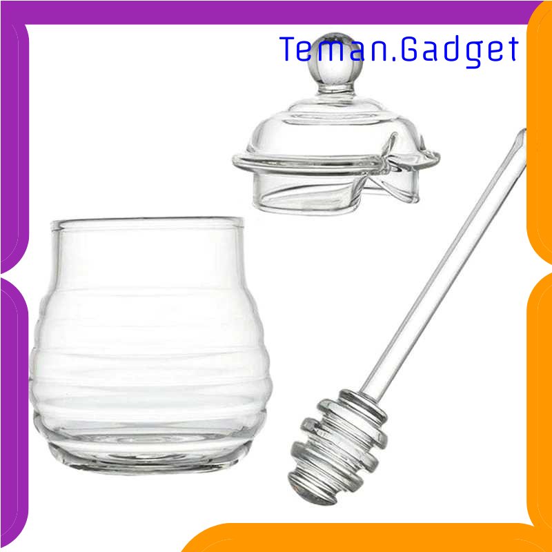 TG -  DPR BalmyDays Gelas Tempat Madu dan Selai Borosilicate Glass 250 ml - S2083