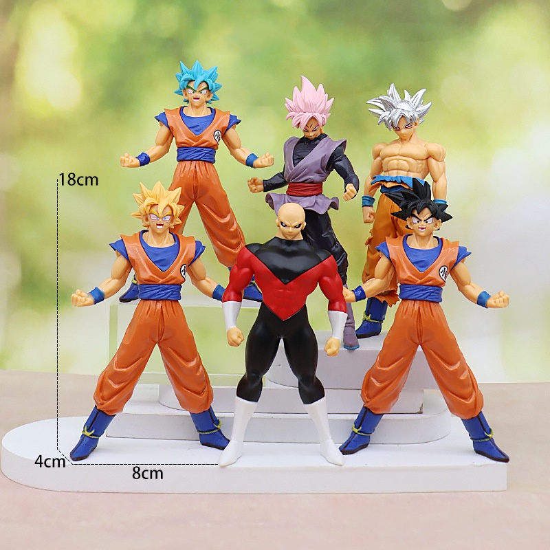 17 cm Anime Dragon Ball Vegeta Action Figure Goku Super Saiyan Gotenks Model Boneka Dekorasi Hadiah Mainan Anak