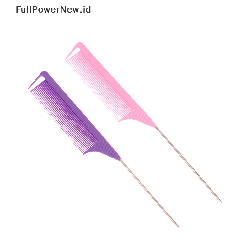 Power 4Pcs/set Kepang Alat Loop Elastis Rambut Pita Ekor Sisir Logam Pin Mengepang Sisir ID