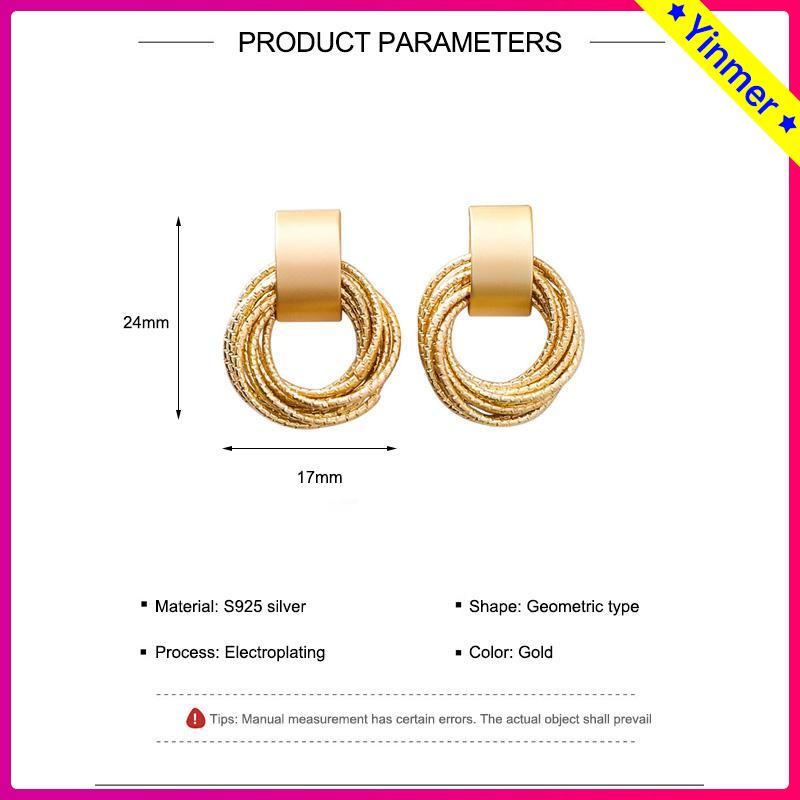 COD✨ Anting premium dipersonalisasi Anting mode sederhana temperamen untuk wanita-Yinmer