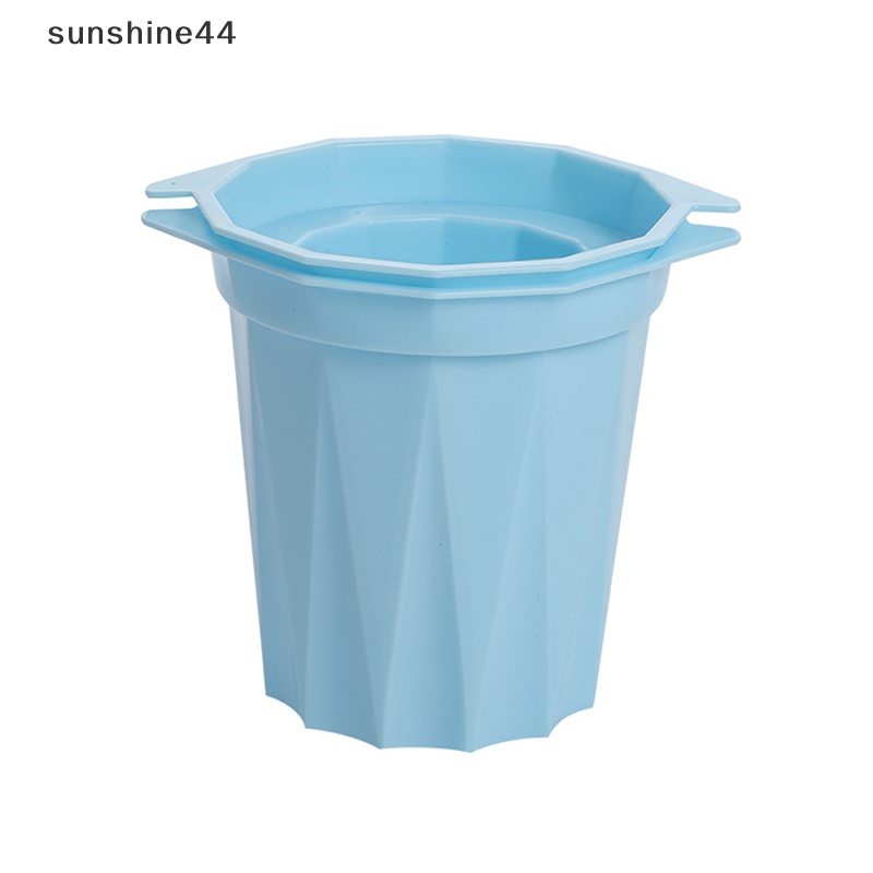 Sunshine 1Pc Silicone Ice Cube Maker Bar Pesta Es Cup Cetakan Minuman Jus Alat Minum ID