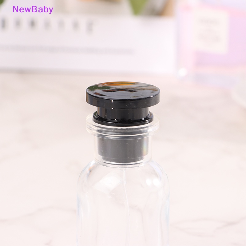 Newbaby 1Pc 30ml Travel Botol Misty Kosong Kaca Transparan ID