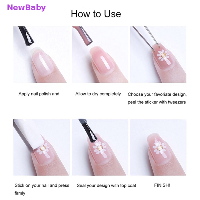 Newbaby Decal Nail Art 5D Timbul, Stiker Kuku Anjing Puppy Untuk Pecinta Anjing &amp; Kucing ID