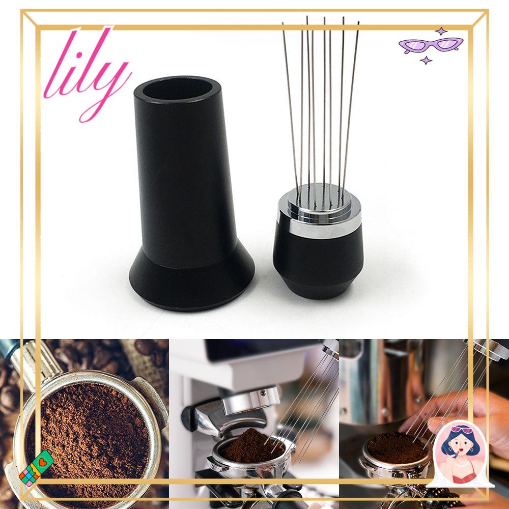 Lily Espresso Coffee Stirrer Handle and Stand Tamper Alat Distro Tangan Distributor Kopi