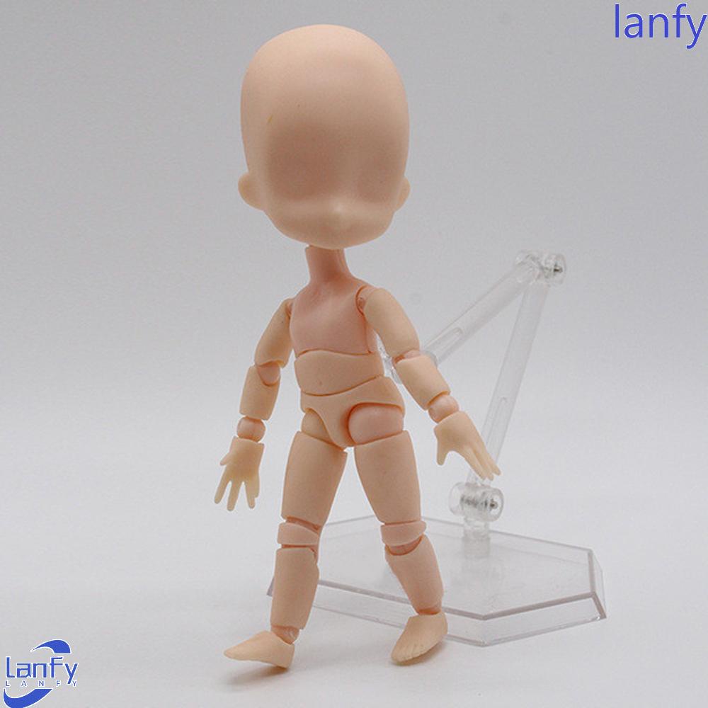 Lanfy Nude Baby Doll Untuk Artis DIY Figure Mainan1Per12 Bersama Tubuh Bergerak Boneka Mainan