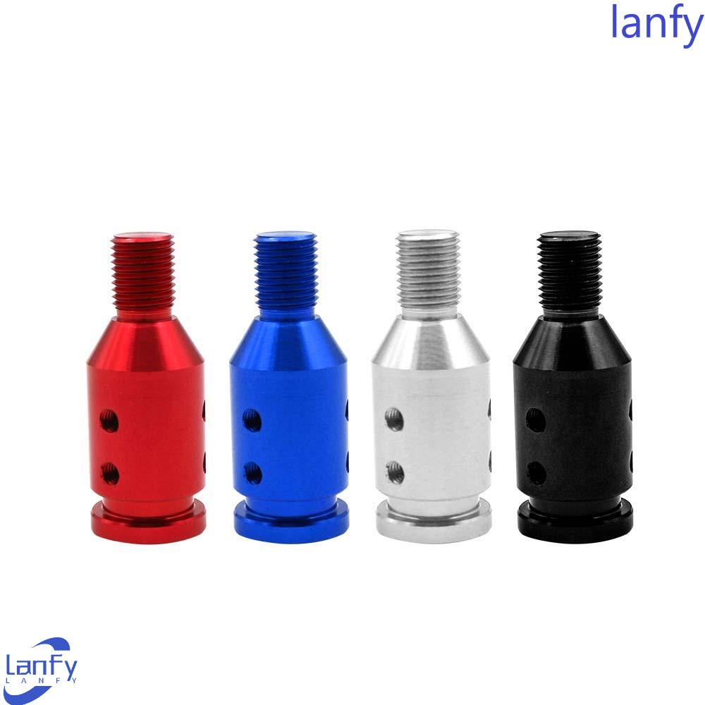 Lanfy Suku Cadang Interior Mobil 12.5 * 12 cm Shift Knob Aksesoris Pasang Konverter Ulir Sekrup