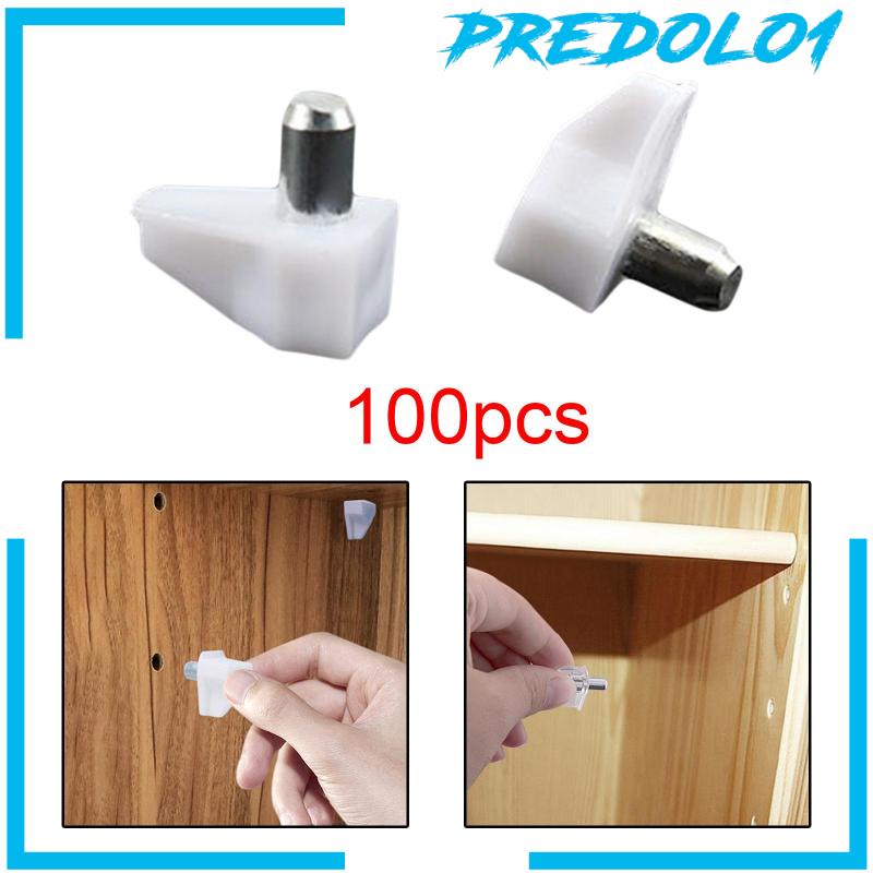 [Predolo1] 100buah Pin Rak Penyangga Rak Untuk Lemari Dapur Furniture Hardware