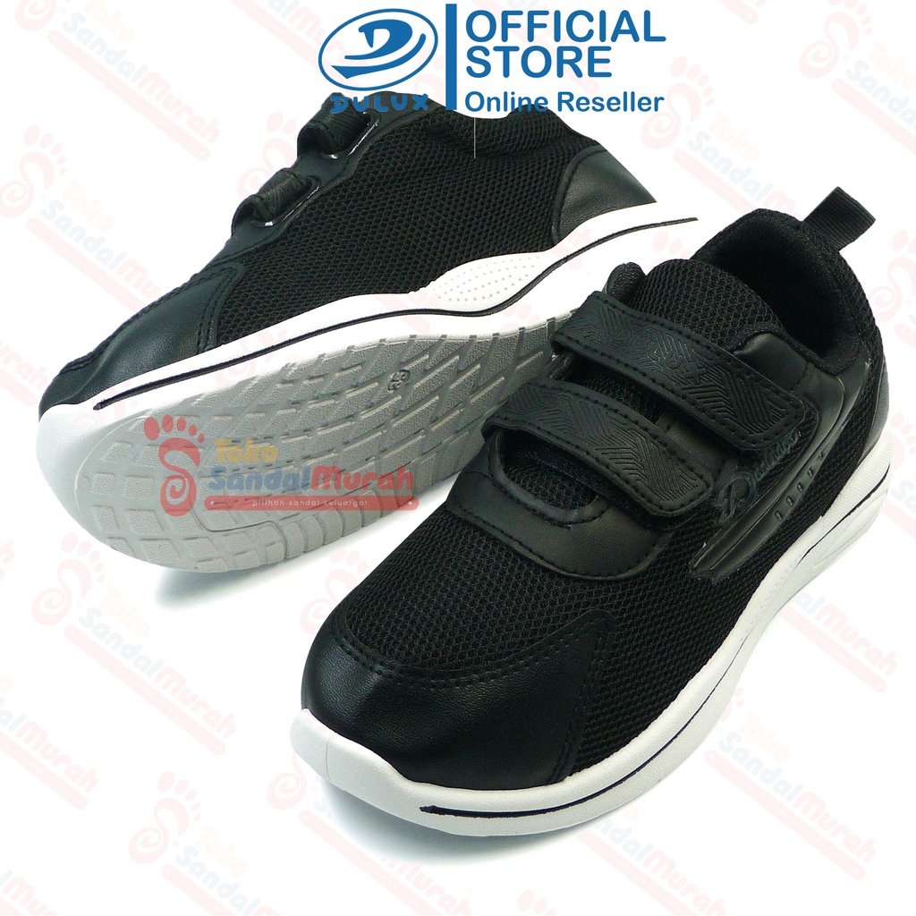 Toko Sendal Murah - Sepatu Sekolah Warna Hitam Putih / Sepatu Sekolah TK SD / Sepatu Ringan Trendy  Uk 28 - 35 / Sepatu Anak Model Prepet Terbaru [Toko Sendal Murah BX 8050]