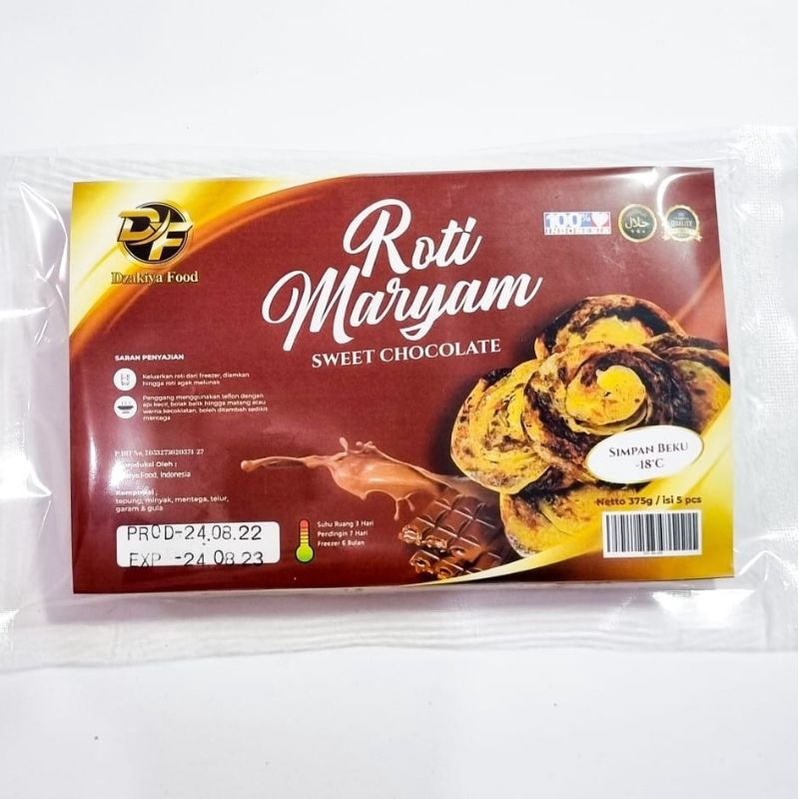 DF Roti Maryam Cokelat Isi 5