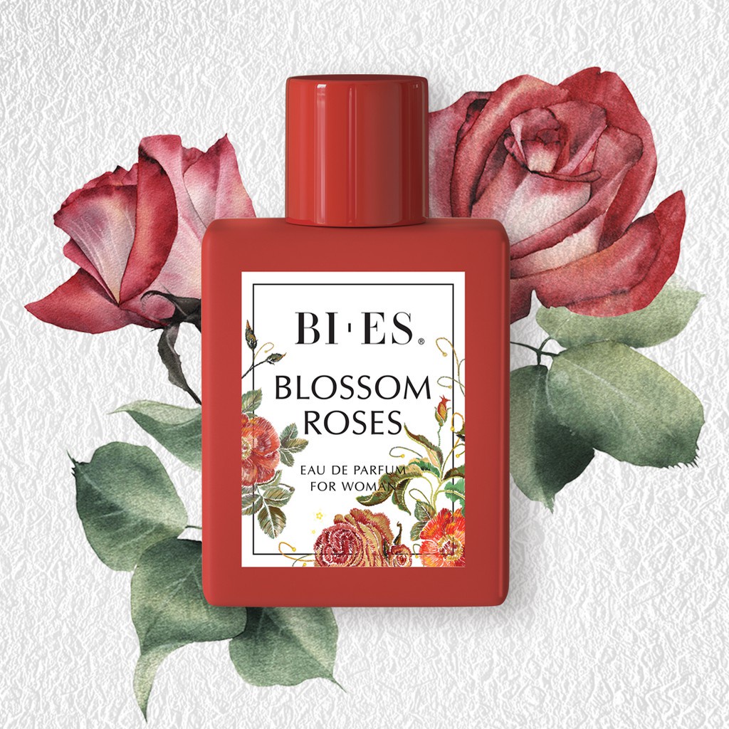 ❤ MEMEY ❤ BIES Bi.Es Blossom Roses Parfum Wanita EDP 100ml