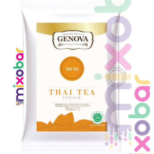 

Genova Powder Thai Tea 1000gr l Bubuk Minuman