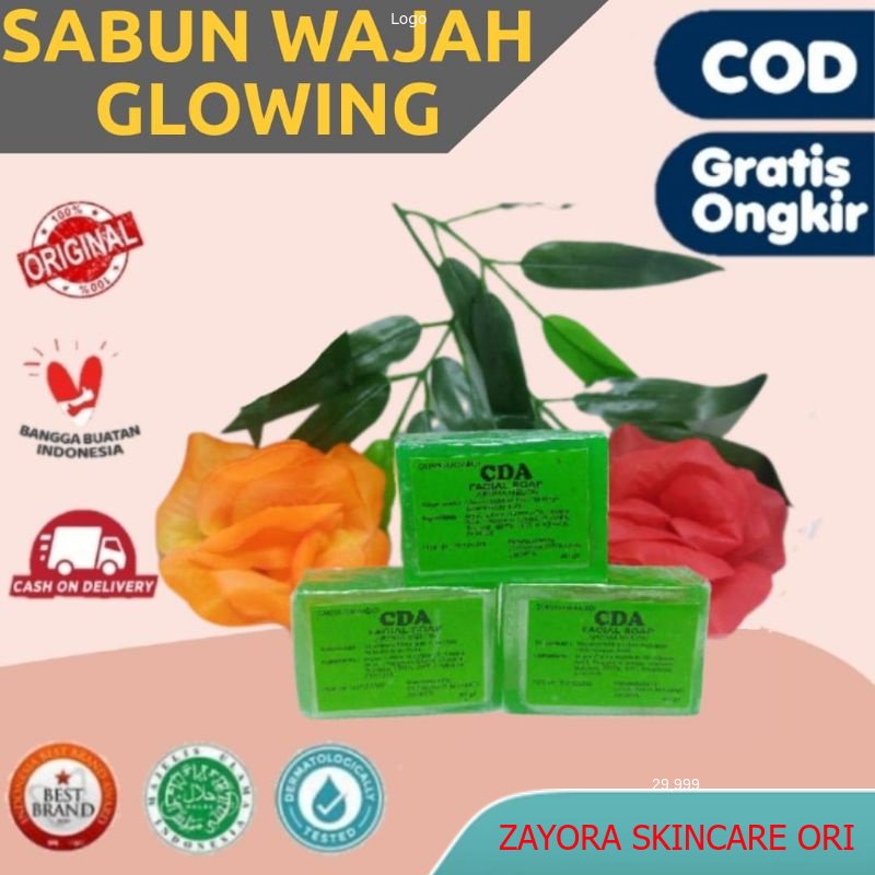 JAMINAN PRODUK ORIGINAL Sabun CDA Melon sabun pemutih wajah ampuh sabun wajah glowing viral
