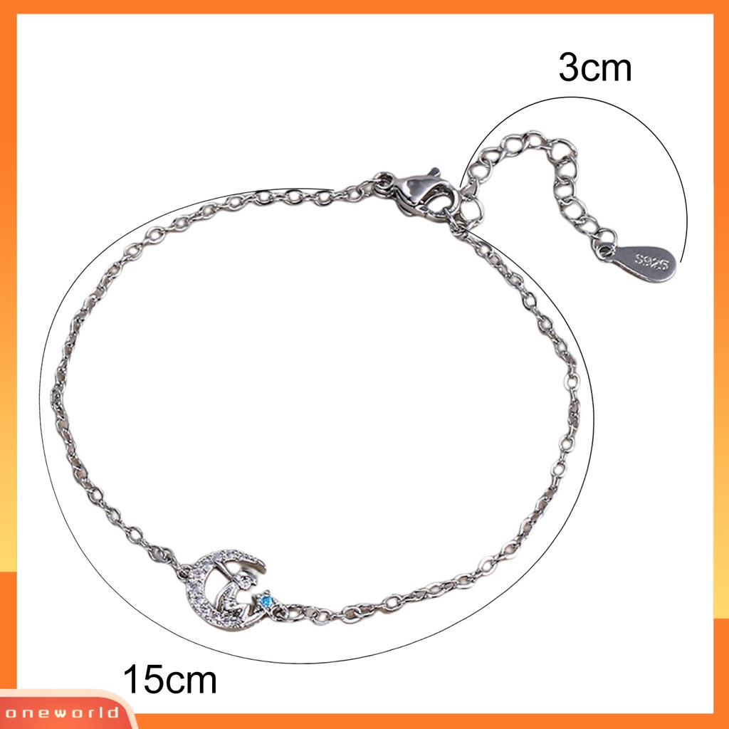 [EONE] Ladies Chain Bracelet Stylish Simple Dress Up Elegant Women Adjustable Gelang Pangeran Kecil Untuk Pacaran