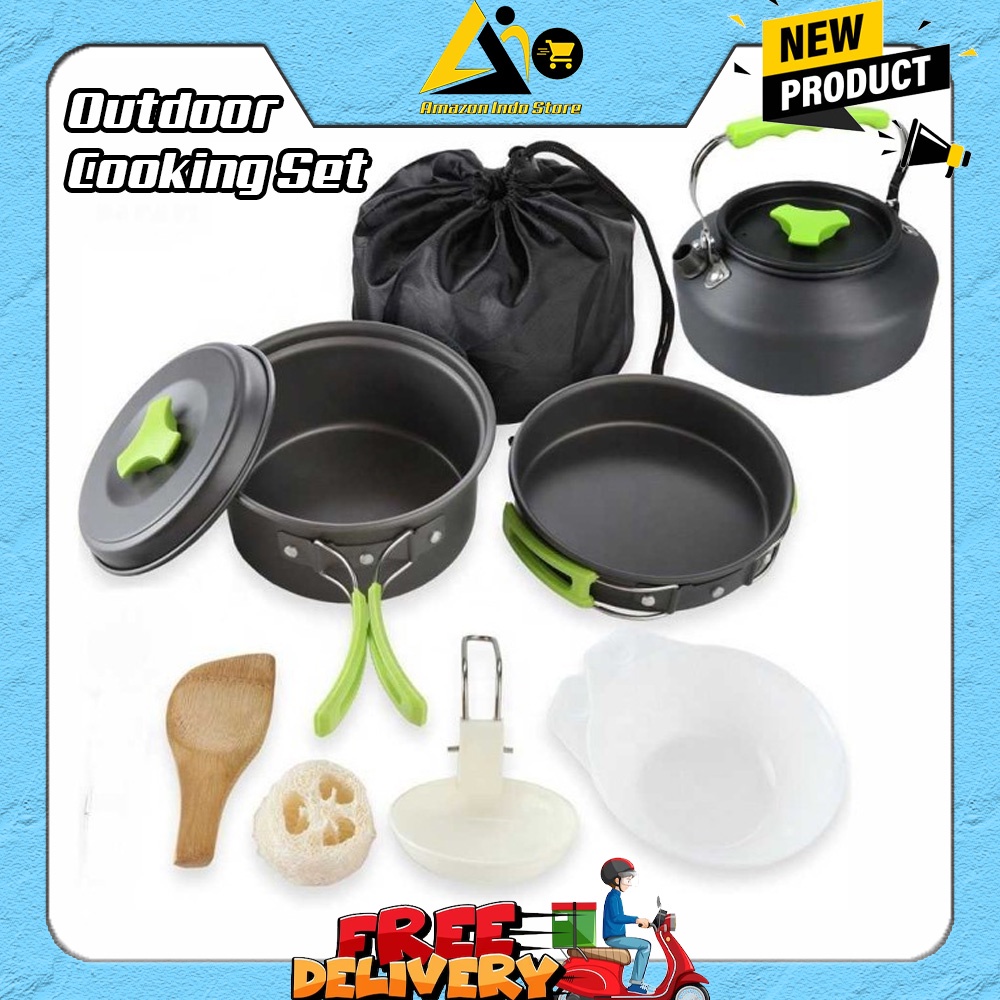 

Cooking Set AstaGear Panci Masak Camping Outdoor 7 PCS