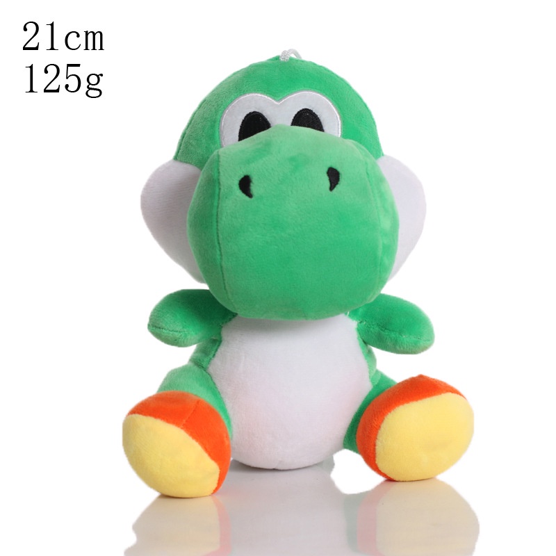 15 cm 25 cm Anime Game Super MARIO Bros Kodok Mainan Mewah Berdiri LUIGI Yoshy MARIO Boneka Hadiah Ulang Tahun