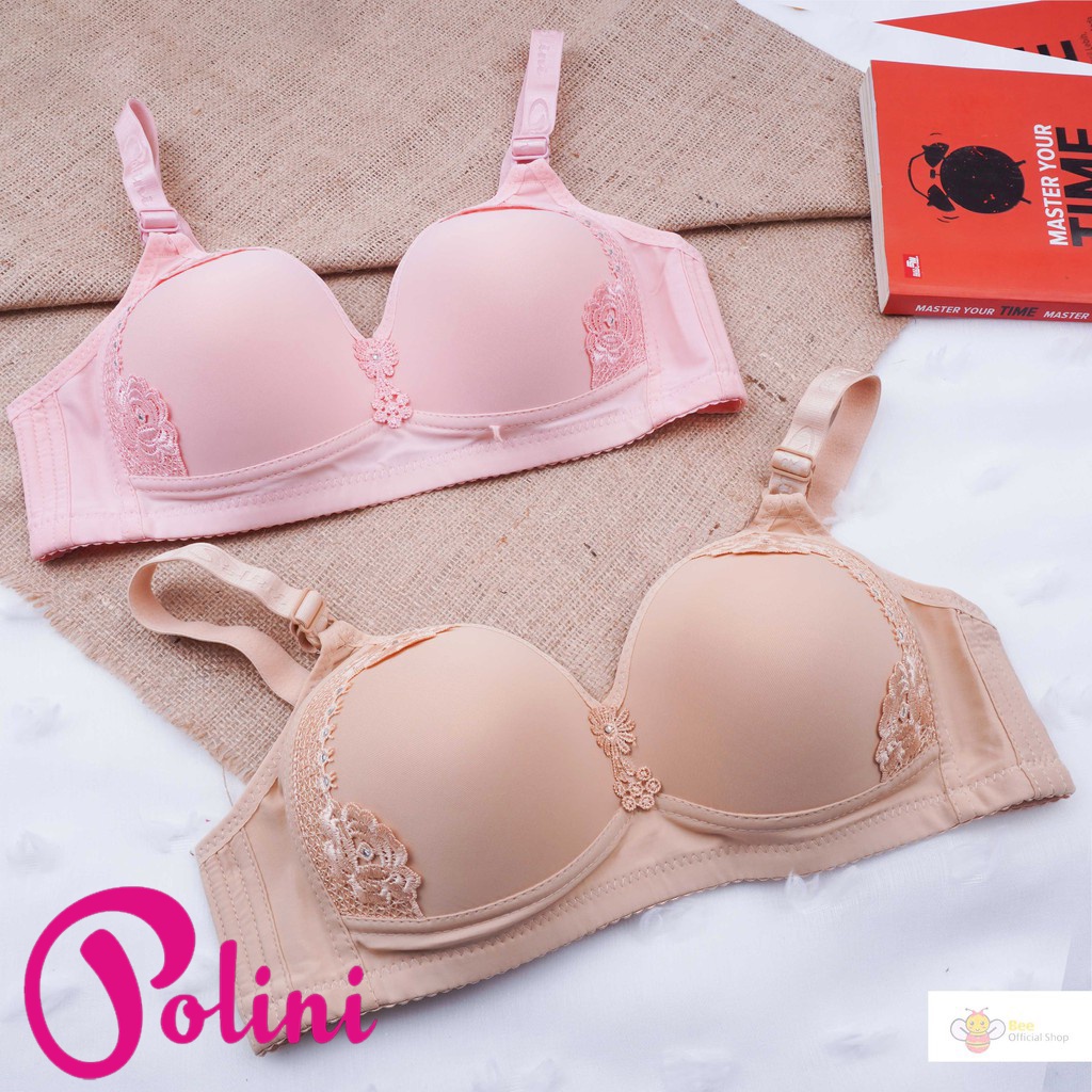 2 PCS | Bra Bh Busa Tanpa Kawat Ukuran Besar 36 38 40 42 44 46 Polini 333 TOKO EPIC