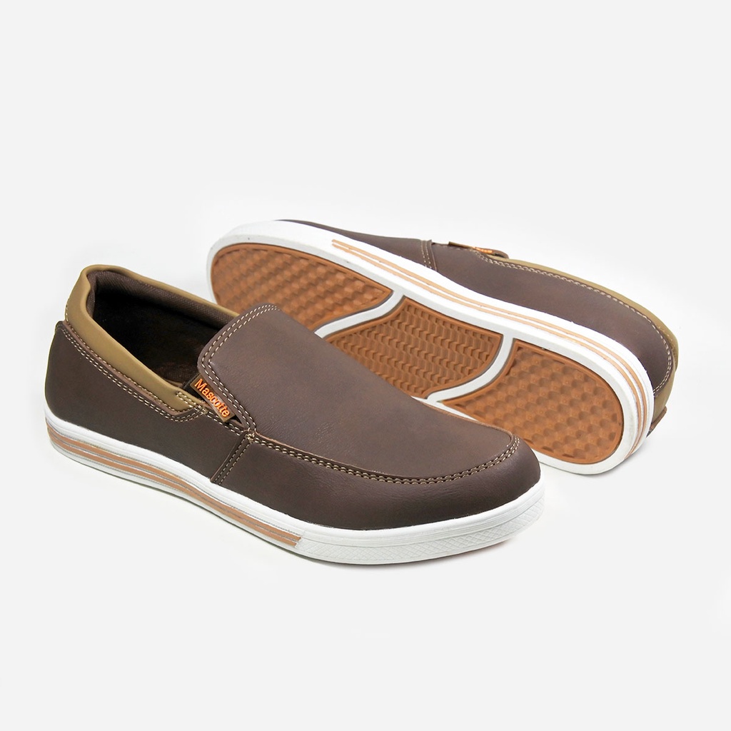 Mascotte SAFWAN | Sepatu Slip On Pria 993.104 [Coklat]RAMAYANA JAKTIM