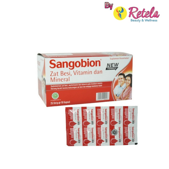 Sangobion 1 Strip 10 Tablet