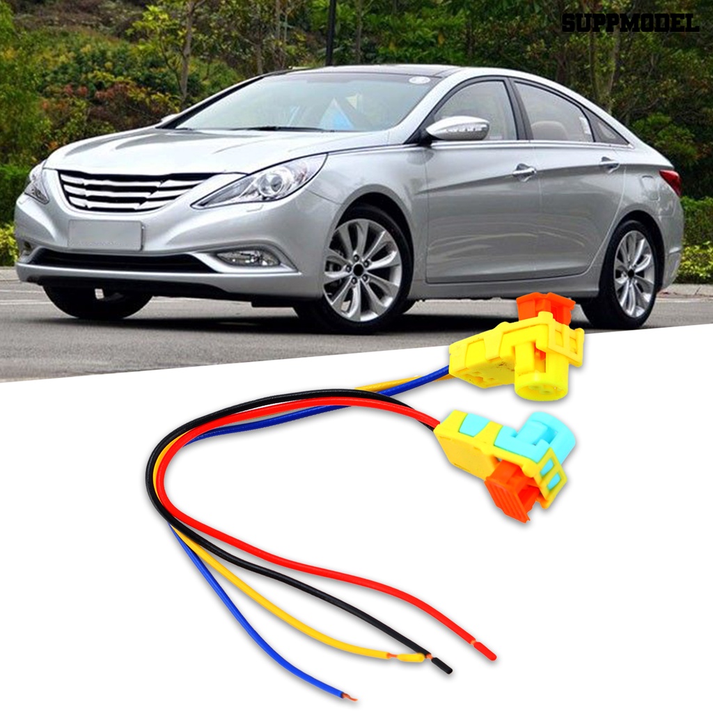 [SM Otomatis] 2Pcs Airbags Konektor Tahan Aus Pemasangan Mudah ABS Airbags Jam Spring Wire Plug Connector Untuk Sonata Verano Focus Volt