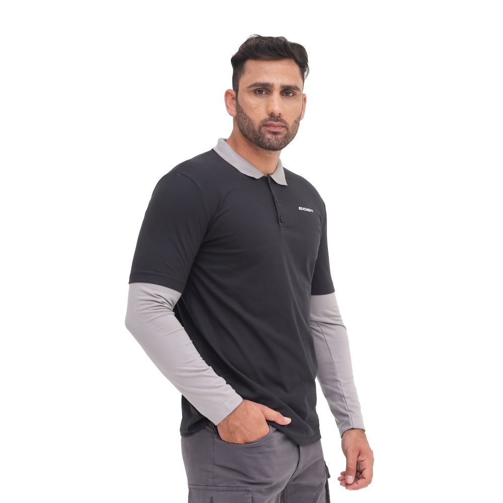 EIGER KAOS PRIA PAPARANGA POLO LENGAN PANJANG