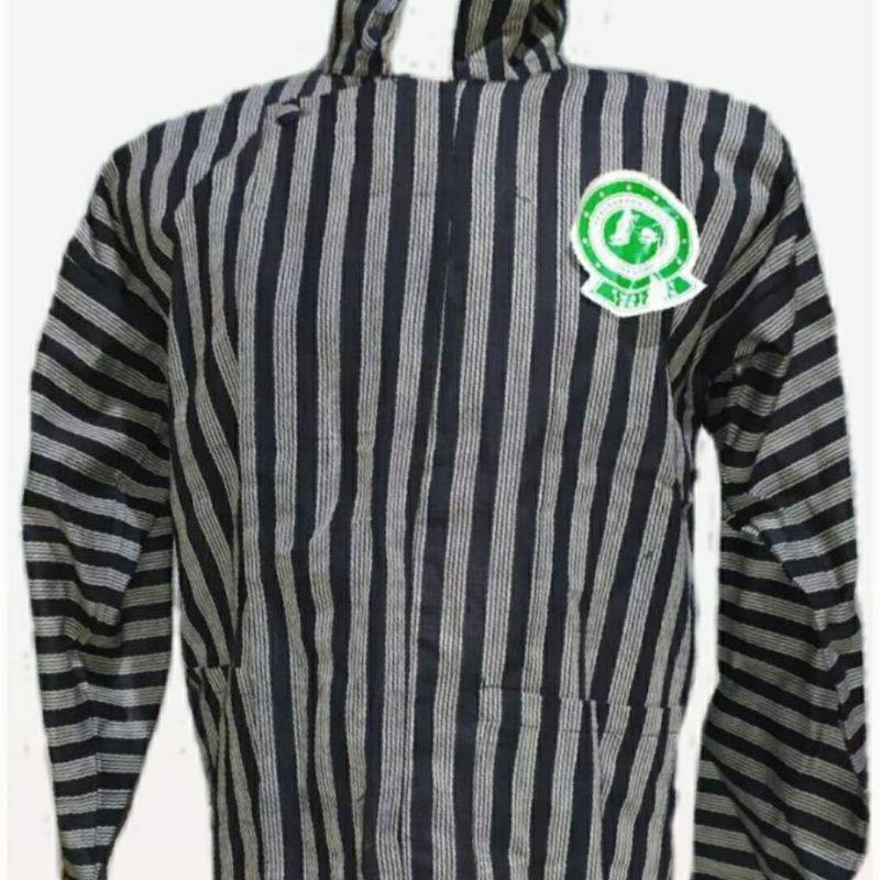 Lurik Baju surjan dewasa lurik hitam abu // baju sunan kali jogo