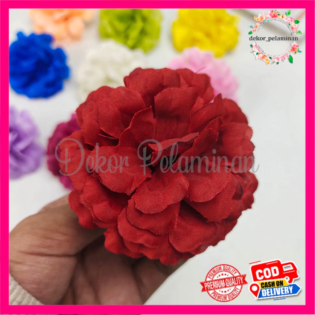 [1 PCS] Kuntuman Anyelir Carnation SJ  - Bunga Anyelir Kelopak Carnation SJ Artificial PCS Satuan De