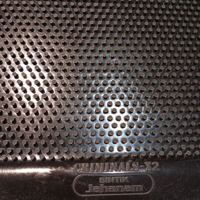 KARET BINTIK JAHANAM CRIMINAL X2 PINGPONG TENIS MEJA JAHAT GOYANG - Hitam