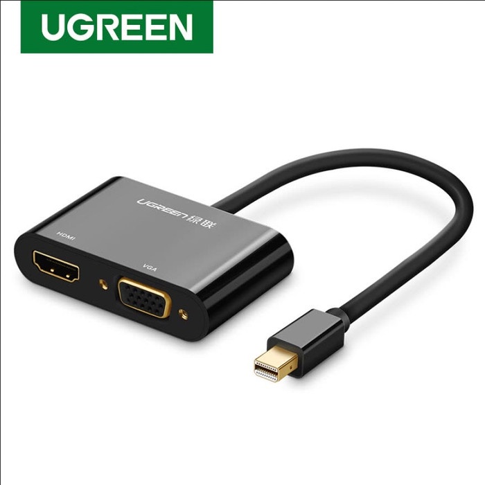 UGREEN Adapter Converter Mini DisplayPort Thunderbolt to HDMI dan VGA