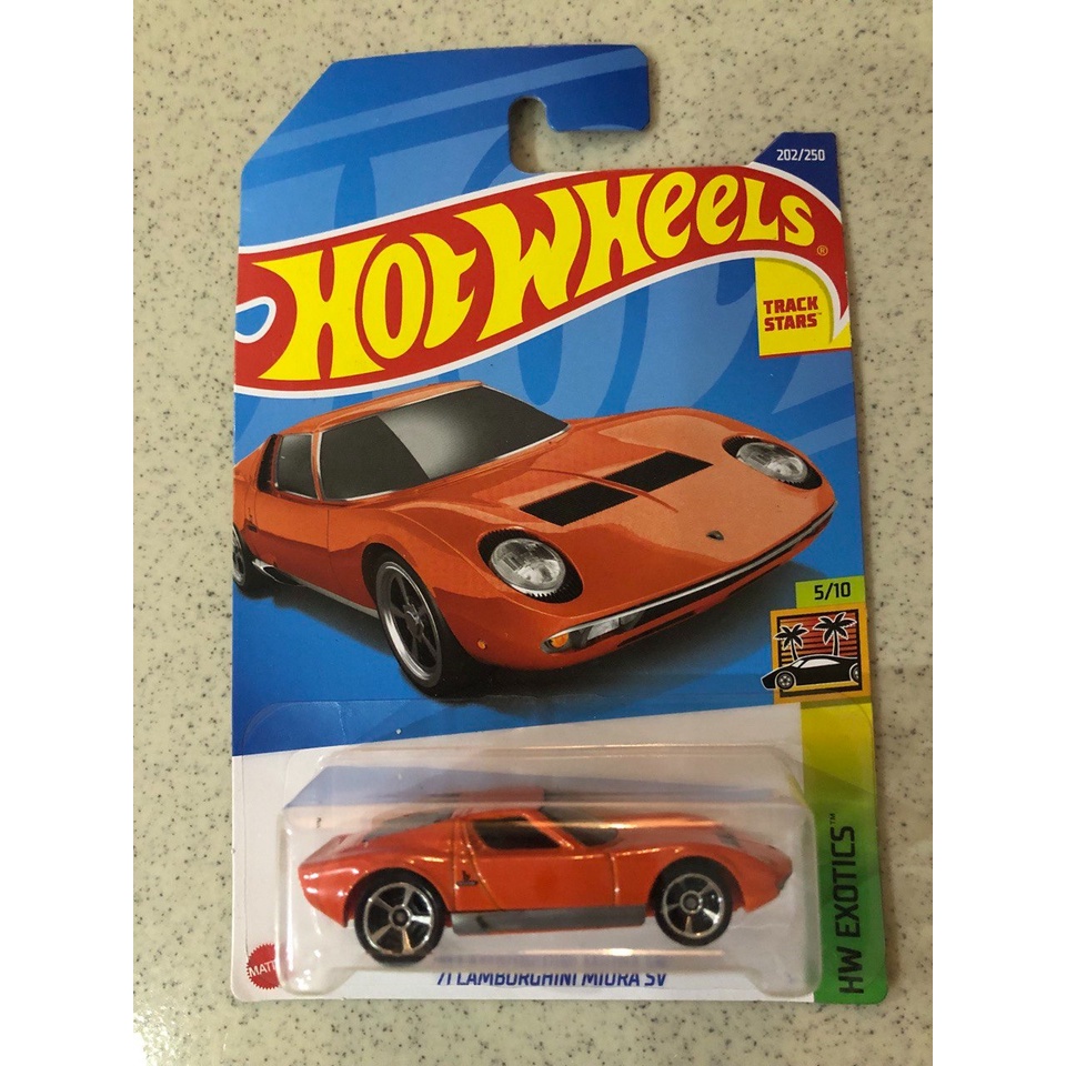 Hot Wheels 71 LAMBORGHINI MIURA SV