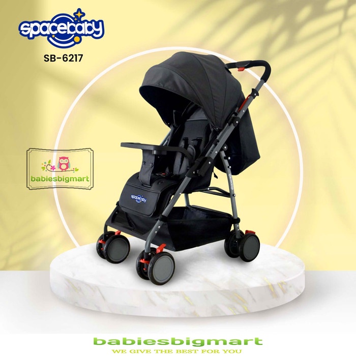 Stroller SpaceBaby SB 6217 Kereta Dorong Space Baby Dorongan 2 Arah Kuat