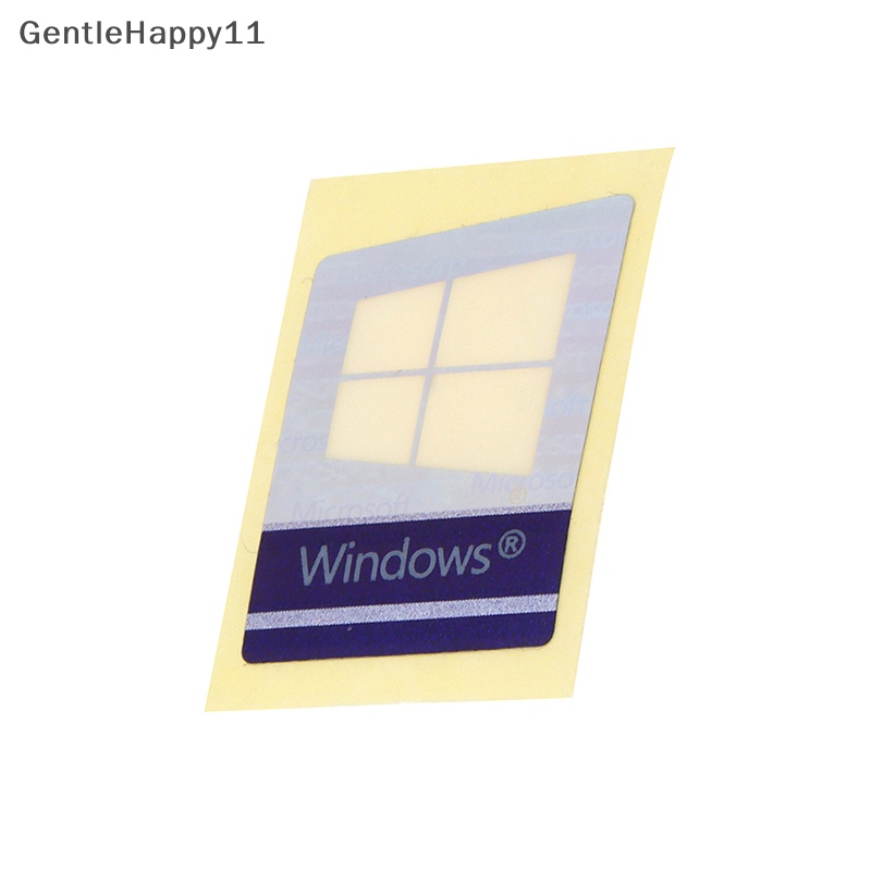 Gentlehappy 1/5pcs Windows10 WIN10 WIN11 Baru Logo Laptop Desktop Decor Sticker Label id