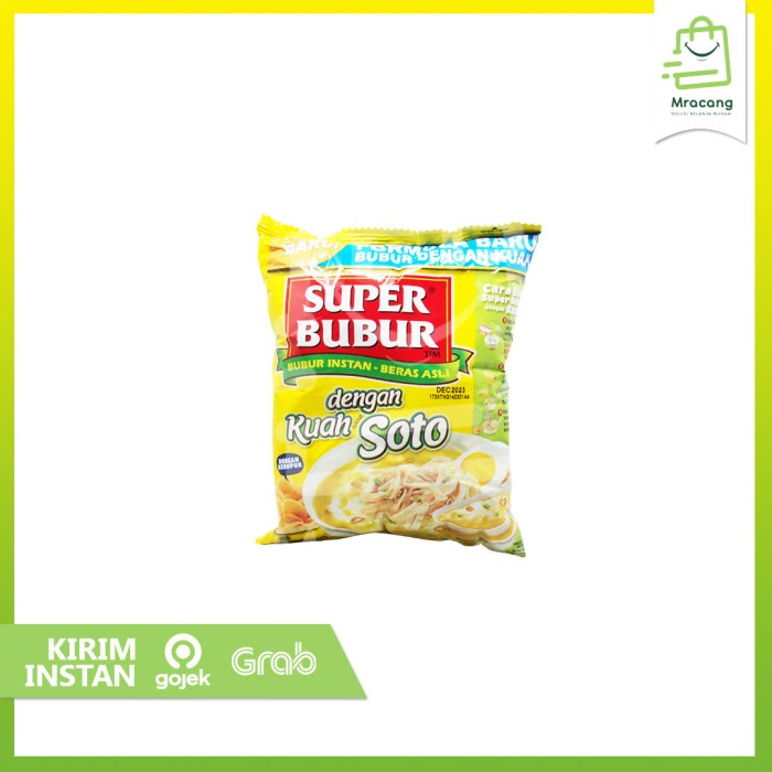 Super Bubur Kuah Soto - Bubur Instan