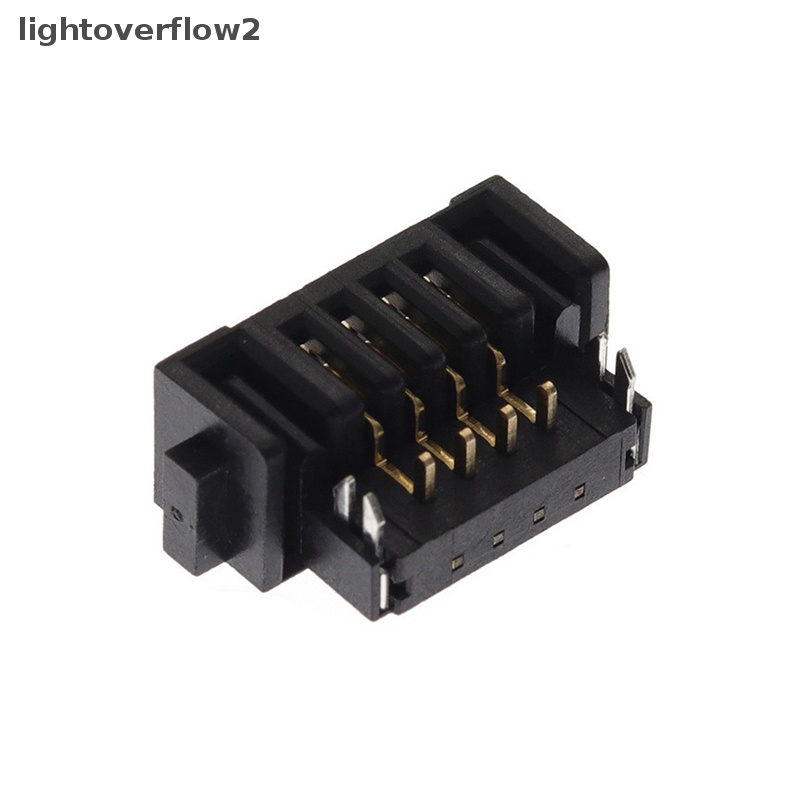 [lightoverflow2] 1pc Konektor Laptop 4Pin Pitch 2.0mm Holder Klip Slot Kontak Colokan Male and Female [ID]
