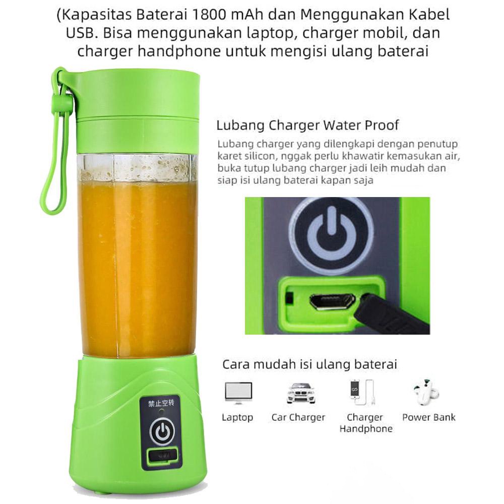 Blender Portable Rechargeable - Shake N Go / blender cas juicer portable