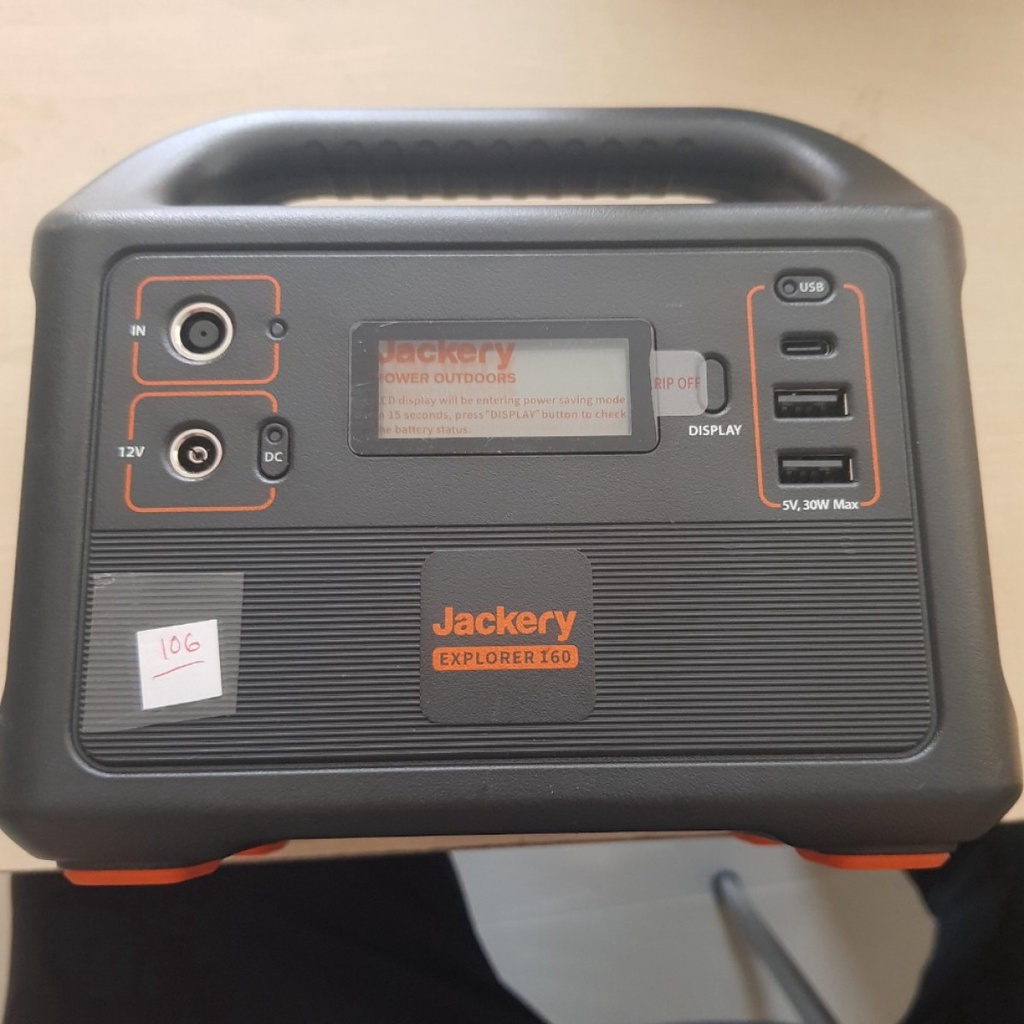 JACKERY 100W 167Wh UPS Portable Power Station Explorer 160 Lithium Battery