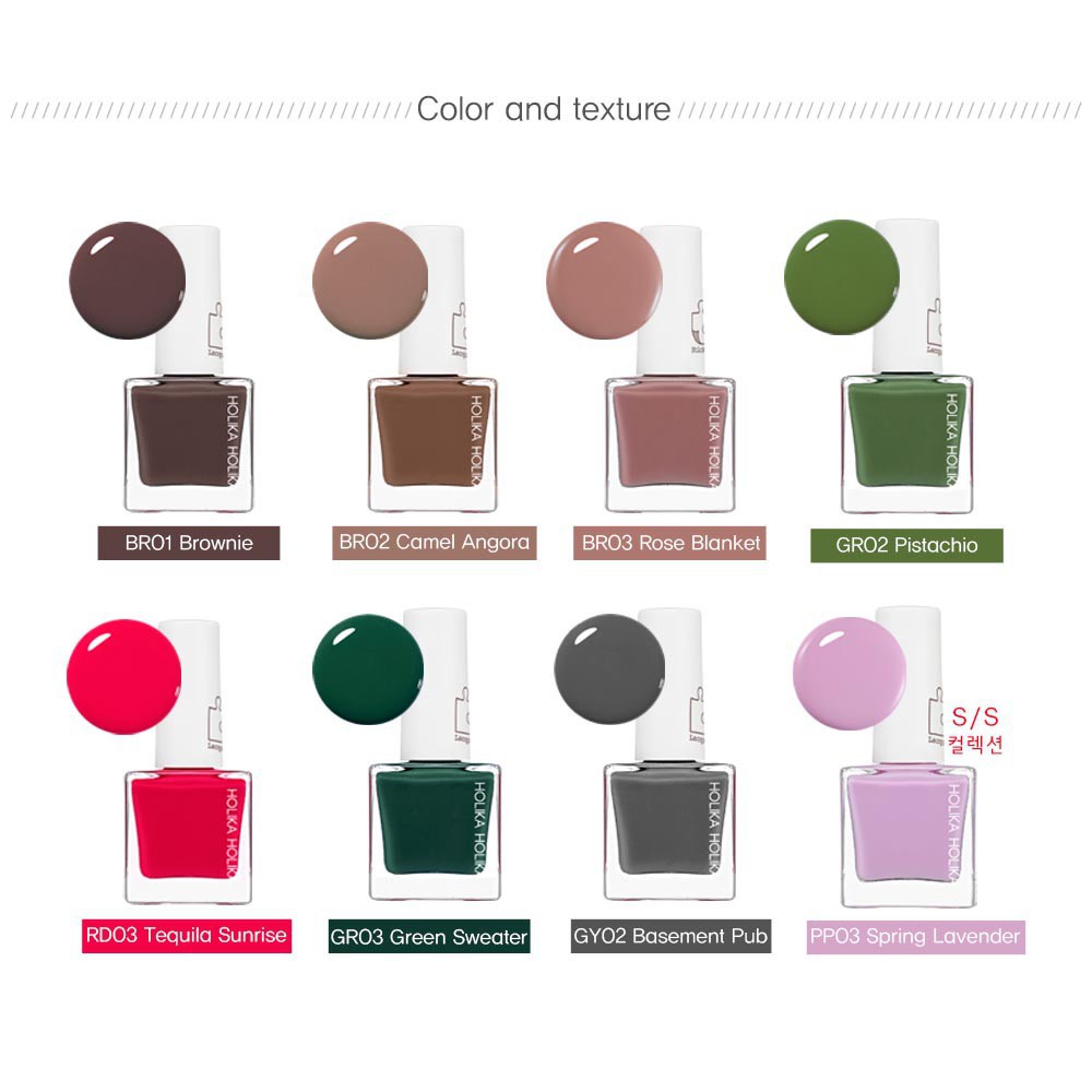 [Medan]-Holika Holika Piece Matching Nails Lacquer-[EXPIRY DATE:09-08-2023]