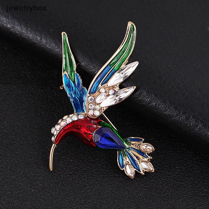 [jewelrybox] Wanita Flamingo Kristal Burung Phoenix Hewan Burung Owl Breastpin Bros Pin Perhiasan Butik