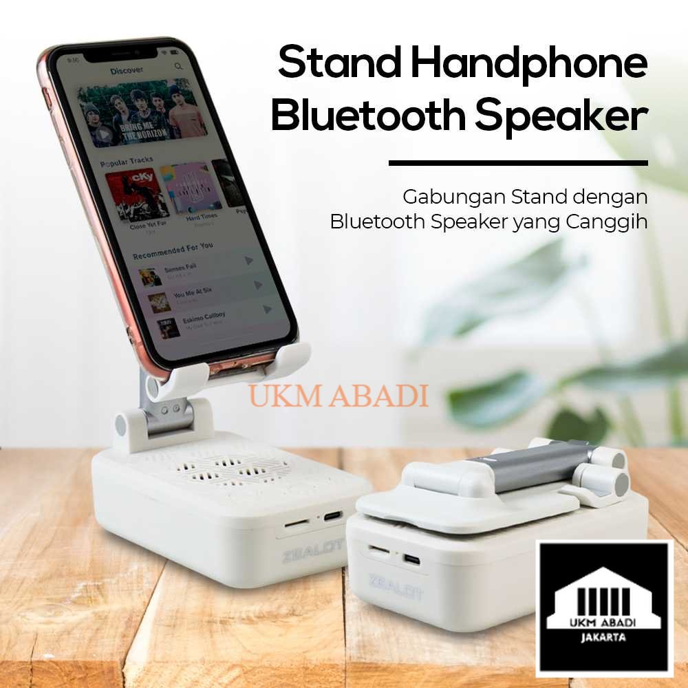 Speaker ZLTZ7 Stand Handphone Holder Bluetooth Speaker Luxury