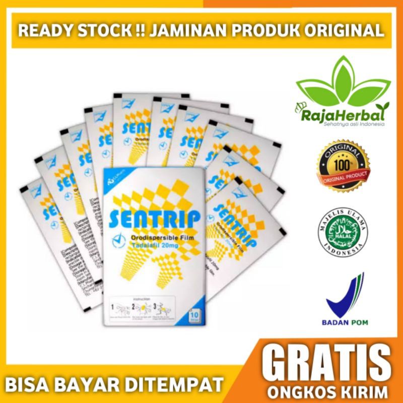 (BHJ)SENTRIP Asli Korea Penambah Stamina Pria Di Ranjang Isi 10 Original(Gratis ongkir)