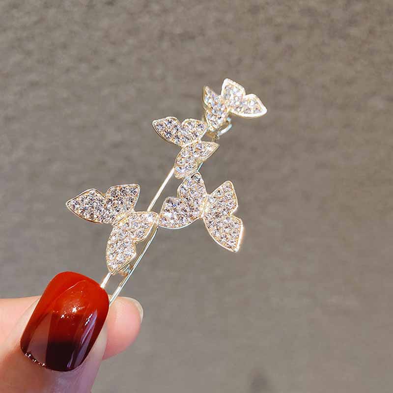 Jepit Rambut Butterfly,Hairpin Elegance Shining,Untuk Korea Fashion - SG